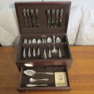ONEIDA COMMUNITY STAINLESS USA FLATWARE CHERBOURG PIERCED SET of 48 SILVERWARE NEW NOS