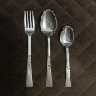 ENGLISHTOWN STAINLESS JAPAN FLATWARE DUNBAR SET of 6 SILVERWARE