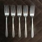 ONEIDA ALL AMERICAN STAINLESS FLATWARE GLEN COVE 5 DINNER FORKS SATIN SILVERWARE REPLACEMENT