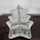 MARIPOSA PEARLS 3 TIER STAR SERVING TRAY CATERING