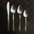 NATIONAL STAINLESS KOREA FLATWARE LAUREN ROSE SET of 4 SILVERWARE REPLACEMENT or CHOICE