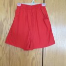 BOBBY BROOKS WOMEN'S SIZE M SHORTS RED ELASTIC WAIST PULL ON BOBBY BROOKS WOMEN'S SIZE M SHORTS RED ELASTIC WAIST PULL ON