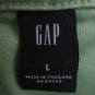 GAP WOMEN'S SIZE L JACKET GREEN DOUBLE BREASTED PEA COAT W/ BELT FALL SPRING OUTERWEAR