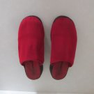 LAGUNA WOMENS SIZE 9 M SHOES RED HEELED CLOGS SLIP ONS ROUND TOE