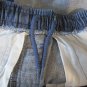 BASIC EDITIONS BOYS SIZE 4 / 5 SHORTS BLUE DENIM STONE WASHED ELASTIC WAIST DRAWSTRING GIRL'S