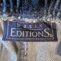 BASIC EDITIONS BOYS SIZE 4 / 5 SHORTS BLUE DENIM STONE WASHED ELASTIC WAIST DRAWSTRING GIRL'S