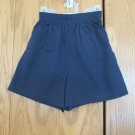 DENNIS BOY'S SIZE L SHORTS NAVY BLUE TWILL ELASTIC WAIST PULL ON SCHOOL UNIFORM USA MADE GIRL'S