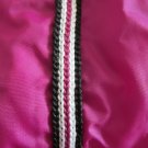 CS SIGNATURE WOMEN'S SIZE L JACKET FUCHSIA PINK REVERSIBLE TO GRAY ATHLETIC HOODIE SWEAT SHIRT