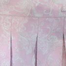 MARY KATE & ASHLEY GIRL'S SIZE 8 SKIRT PINK & SILVER METALIC BROCADE PLEATED SHORT BARBIE