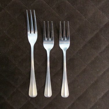 STAINLESS MEXICO FLATWARE POST ROAD SET of 7 SILVERWARE REPLACEMENT