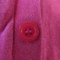 EXPRESS DESIGN WOMEN'S SIZE S SWEATER DARK PINK SILK CARDIGAN BARBIE