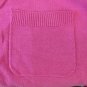 EXPRESS DESIGN WOMEN'S SIZE S SWEATER DARK PINK SILK CARDIGAN BARBIE