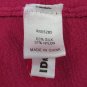 EXPRESS DESIGN WOMEN'S SIZE S SWEATER DARK PINK SILK CARDIGAN BARBIE