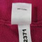 EXPRESS DESIGN WOMEN'S SIZE S SWEATER DARK PINK SILK CARDIGAN BARBIE