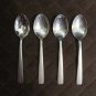 ONEIDA ONEIDACRAFT DELUXE STAINLESS FLATWARE ACCENT SATIN SET of 16 SILVERWARE REPLACEMENT