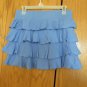BEACH RAYS WOMEN'S JUNIOR'S SIZE 13 14 SKIRT BLUE TIERED RUFFLE BALLETCORE NWT