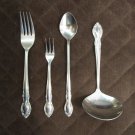 STAINLESS KOREA FLATWARE UNF 122 GLOSSY SET of 17 SILVERWARE REPLACEMENT or CHOICE