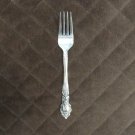 NATIONAL STAINLESS JAPAN FLATWARE ROSE & LEAF SALAD FORK SILVERWARE REPLACEMENT