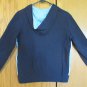 NEW YORK LAUNDRY WOMEN'S SIZE M JACKET NAVY, BLUE ATHLETIC HOODIE
