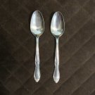 STANLEY ROBERTS ROGERS STAINLESS TAIWAN FLATWARE SRB 190 SET of 2 SPOONS SILVERWARE REPLACEMENT RARE