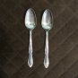 STANLEY ROBERTS ROGERS STAINLESS TAIWAN FLATWARE SRB 190 SET of 2 SPOONS SILVERWARE REPLACEMENT RARE