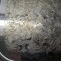 WALLACE BAROQUE SILVERPLATE TRAY ORNATE ETCHED HEAVY RECTANGLE AGED PATINA
