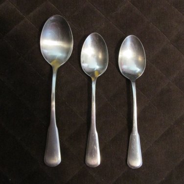 ONEIDA SSS STAINLESS FLATWARE YORKTOWNE SATIN SET of 3 SILVERWARE REPLACEMENT or CHOICE