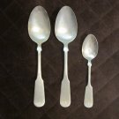 ROGERS & A1 NICKEL SILVER FLATWARE ANTIQUE TIPPED SET of 3 SILVERWARE REPLACEMENT or CHOICE