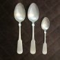 ROGERS & A1 NICKEL SILVER FLATWARE ANTIQUE TIPPED SET of 3 SILVERWARE REPLACEMENT or CHOICE