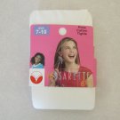VASSARETTE GIRL'S SIZE 7 - 10 IVORY COTTON SPANDEX TIGHTS ICE SKATING LEGGINGS NEW IN PACKAGE