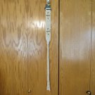 NO BOUNDARIES WOMEN'S SIZE XL BELT IVORY NATURAL MACRAME TIE BROWN BEADS FRINGE BOHO HIPPIE NWT