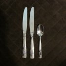 ONEIDA STAINLESS FLATWARE QUADRATIC SET of 3 SILVERWARE REPLACEMENT or CHOICE