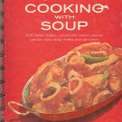 Campbell’s Cooking with Soup Cookbook - Spiral Hardcover - 1972.