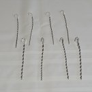 8 Tinsel Christmas Ornaments