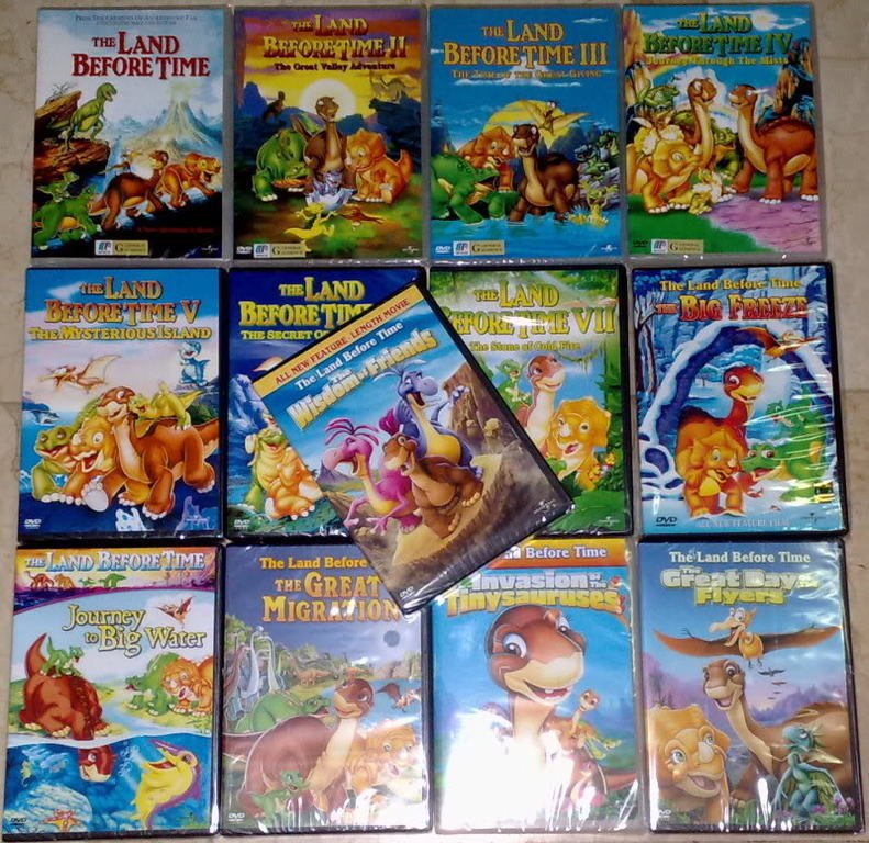 THE LAND BEFORE TIME Complete Set Volume 1 - 13 DVD NEW