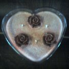 *Black Cherry* Scented Candle **Heart Shaped**