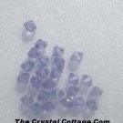 (20) Swarovski 4mm Bicone Crystal Beads~Tanzanite~