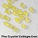(20) Swarovski 4mm Bicone Crystal Beads~Citrine~