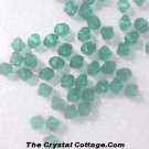 (20) Swarovski 4mm Bicone Crystal Beads~ Emerald~