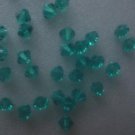 Swarovski 4mm Bicone Crystal 20 Beads ~BLUE ZIRCON