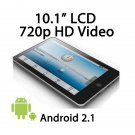 10.2 inch Android 2.2 Tablet PC Zenithink zt180 1GHz 4GB HDD 512mb ram WIFI cheap epad moneybookers