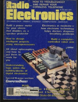 Radio Electronics May 1985 Technology Video Stereo