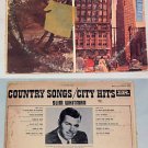 Slim Whitman Country Songs/City Hits Album Record LP 33