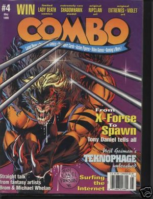 Combo Magazine May1995 #4 X-force to Spawn Ice Age Card