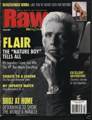 Raw Magazine March02 Devastatingly Debra Flair Nature +