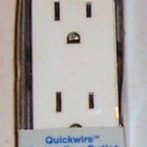 Leviton Decora Quickwire Grounding Outlet white 15a 125