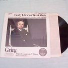 Grieg Family library of Great Music Record Album LP 33