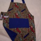 Cars and Trucks Child's Apron with Velcro Closure