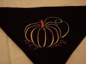 Black Pumpkin Napkins