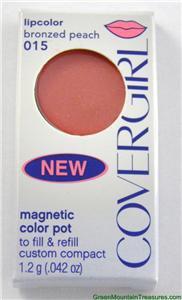 2 PK Covergirl Magnetic Color Pot Lipcolor Bronzed Peach - 015